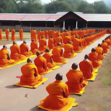 The unflagging devotion of the monks to their daily prayers and rituals impressed the visitors at the religious retreat.