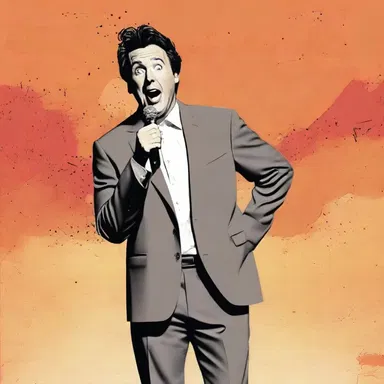 When the comedian forgot his punchline, he had to fall back on a classic joke to save the act.