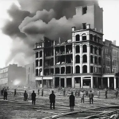 The Great Chicago Fire of 1871 sucked up everything in its path, leaving a city in ruins.
