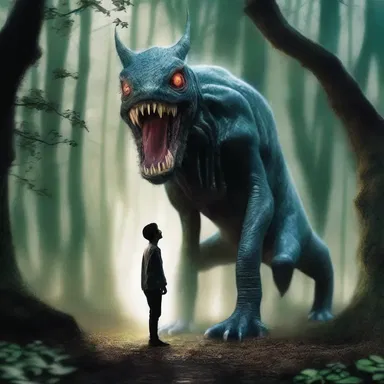 In the magical world of the novel, there exists a creature that can suck up people's dreams and turn them into reality.