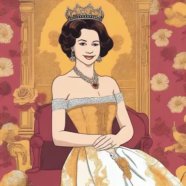 In order to curry favor with the queen, the protagonist of the novel sucks up to her by constantly praising her beauty and intelligence.