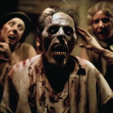 In the horror movie, the evil spirit possesses a character who starts to suck up to their friends, only to reveal their true intentions and unleash chaos.