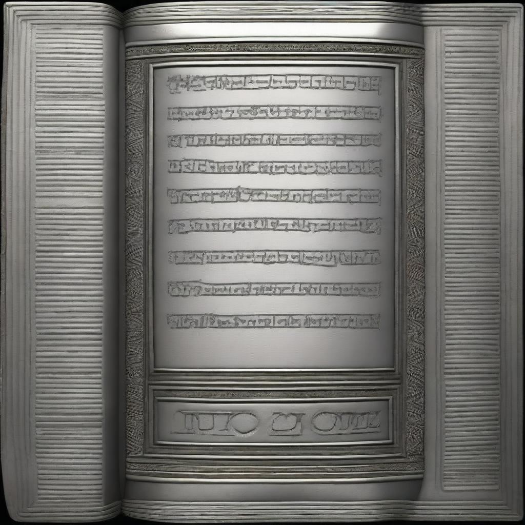 An image of a silver ancient Greek book, titled 'Νήσοι του Ομήρου', containing 84 pages