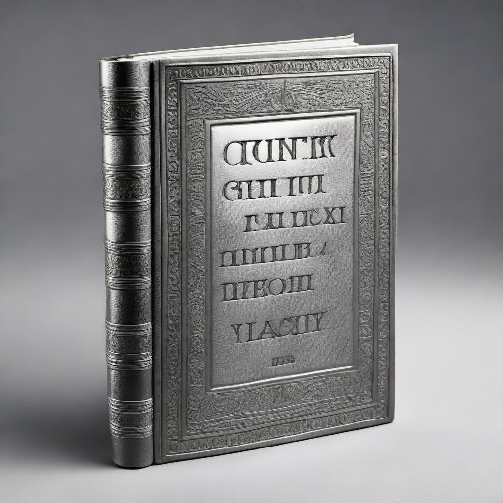 An image of a silver ancient Greek book, titled 'Νήσοι του Ομήρου', containing 84 pages