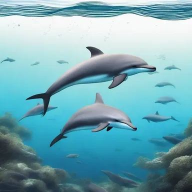 According to the local folklore, porpoises were believed to be sacred creatures and were considered messengers from the gods.