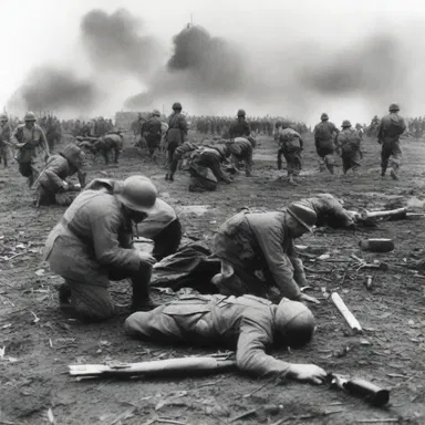 During World War II, there were oodles of casualties as nations engaged in fierce conflicts.