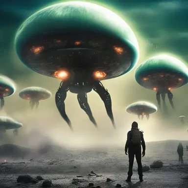 In the uneducated world of science fiction, an alien invasion threatens to destroy Earth.