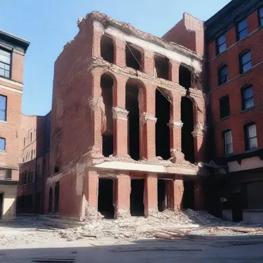 The uneducated architect designed a building that lacked proper structural support, leading to its collapse.