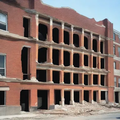 The uneducated architect designed a building that lacked proper structural support, leading to its collapse.