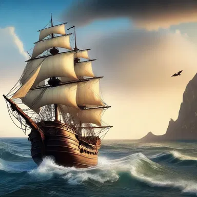 The protagonist, a rugged edentate pirate, embarked on a daring adventure across the seven seas in the epic novel.