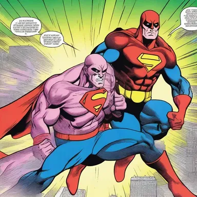In the comic book, the superhero fought against a villain with a tumor-like growth.