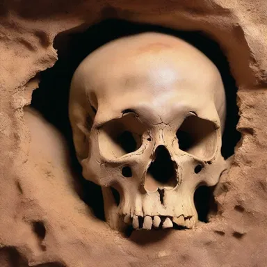 During the examination of ancient remains, archaeologists discovered the presence of a skull tumor, proving the existence of such diseases in the past.