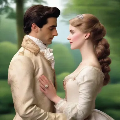 In the classic novel, the countess falls in love with a dashing prince.