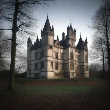 The haunted castle was said to be the dwelling place of a malevolent countess.
