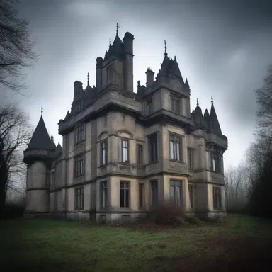 The haunted castle was said to be the dwelling place of a malevolent countess.