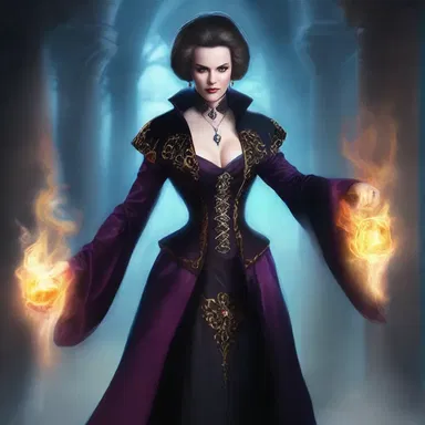 The countess possessed magical powers that allowed her to control the elements.