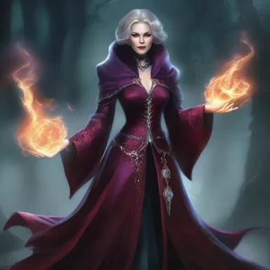 The countess possessed magical powers that allowed her to control the elements.