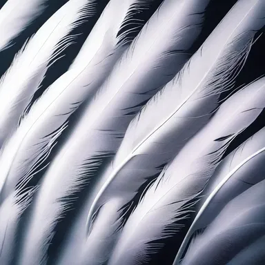 In the futuristic world of the novel, humans have genetically engineered down feathers to be used as a form of currency.