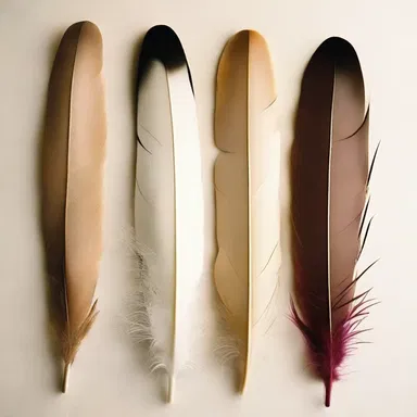 In many cultures, the down feather is considered a symbol of purity and is often used in religious ceremonies.