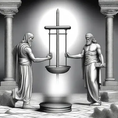 According to ancient mythology, the gods used a maund to weigh the souls of the departed.