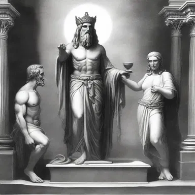 According to ancient mythology, the gods used a maund to weigh the souls of the departed.