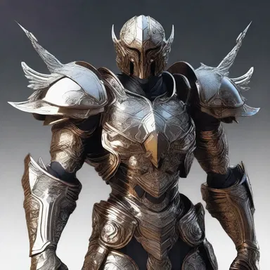 In the final battle, the protagonist's armor transformed, revealing intricate endocardium-like patterns that symbolized the strength of their resolve.