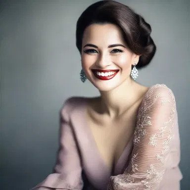 Her treacherous smile concealed her true motives behind her glamorous and stylish appearance.