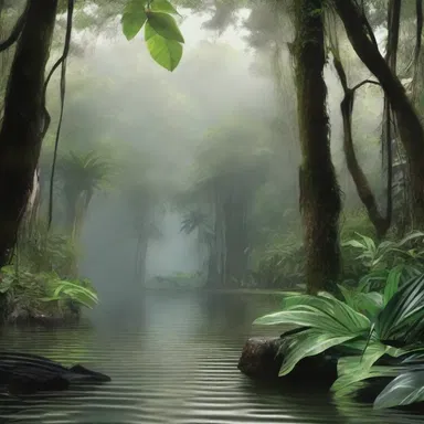 The treacherous environment of the jungle enhances the suspense and tension in the adventure novel.