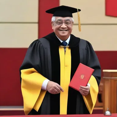 The esteemed author was granted an honorary degree in literature for their exceptional literary contributions, relieving them of the usual academic requirements and responsibilities associated with the degree.