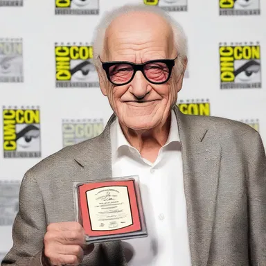 The legendary comic book artist was given an honorary lifetime achievement award, acknowledging their significant impact on the comic book industry without the typical obligations of creating new comic book issues.