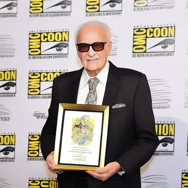 The legendary comic book artist was given an honorary lifetime achievement award, acknowledging their significant impact on the comic book industry without the typical obligations of creating new comic book issues.