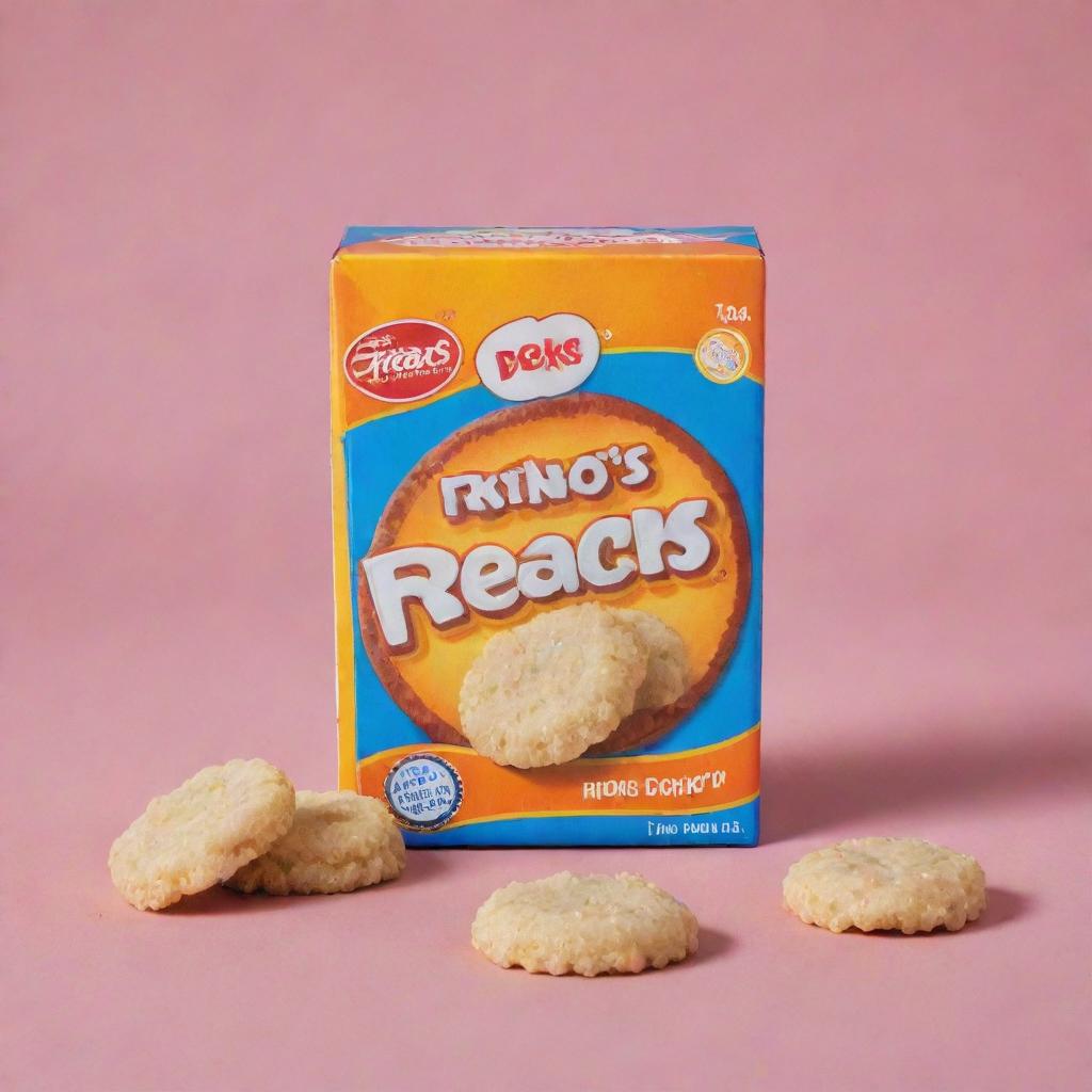 Peek Freans' Ringo coconut cookies on a vivid background that captures their buttery, delicious essence