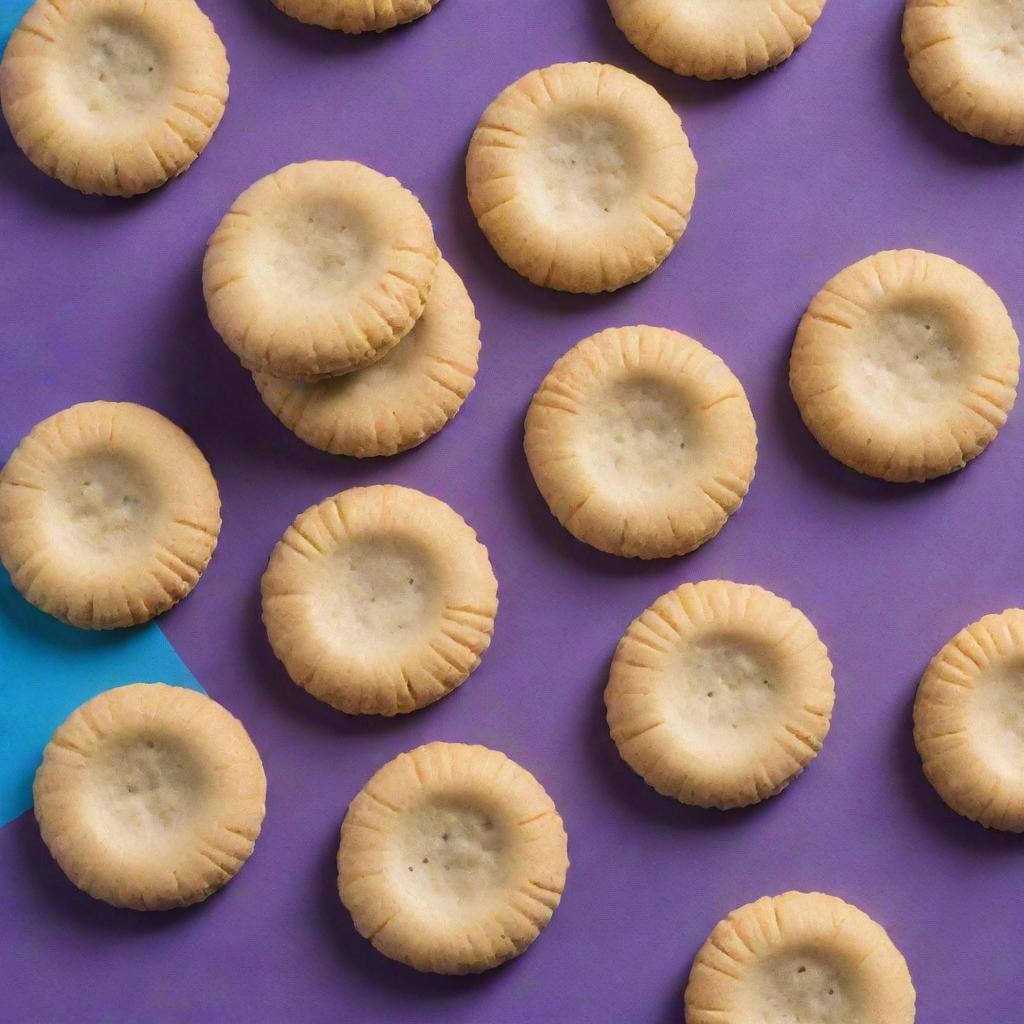 Peek Freans' Ringo coconut cookies on a vivid background that captures their buttery, delicious essence