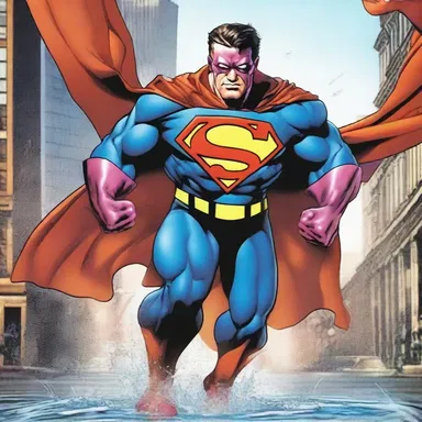 The superhero's arch-nemesis used a sudsy potion to create an impenetrable shield around himself.