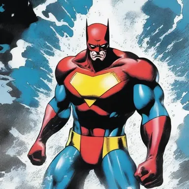 The superhero's arch-nemesis used a sudsy potion to create an impenetrable shield around himself.