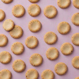 Scrumptious and buttery Ringo coconut cookies by Peek Freans, expertly depicted with a cookies-themed backdrop.