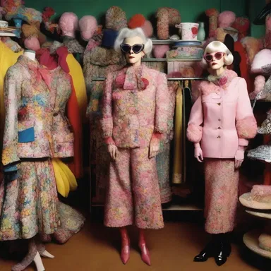 The eccentric fashion designer was known as a hoarder of vintage clothing, collecting and preserving rare pieces from different eras.