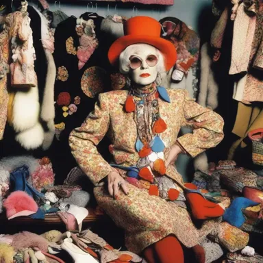 The eccentric fashion designer was known as a hoarder of vintage clothing, collecting and preserving rare pieces from different eras.
