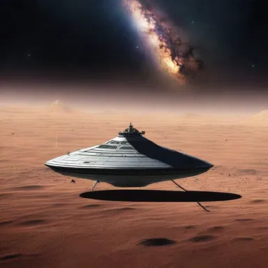 As the spaceship traveled through the galaxy, its fuel supply began to dwindle away, putting the crew's lives at risk.