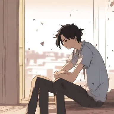 In the heart-wrenching scene, the protagonist's hope dwindled away as he watched his dreams crumble before his eyes.