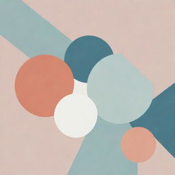 An abstract image depicting modern aesthetics, perhaps featuring clean lines, geometric shapes, and minimalist color palettes.