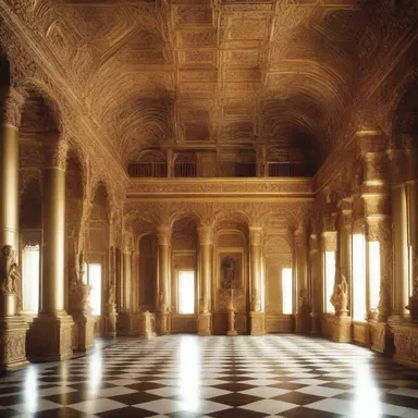 The author described the opulent palace in the novel with lucullan details and a plush interior.