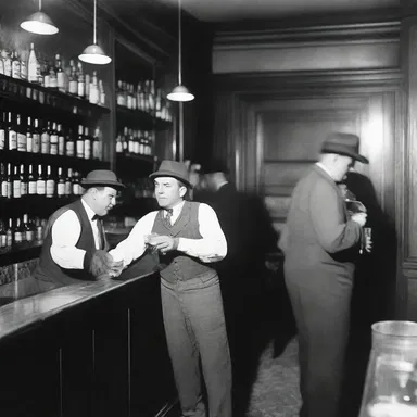 During the Prohibition era in the 1920s, there were numerous secret bars and speakeasies where lushes gathered to consume alcohol illegally.