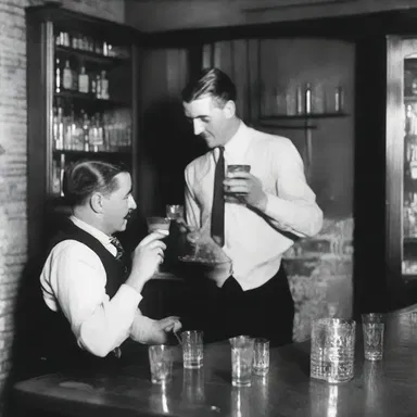 During the Prohibition era in the 1920s, there were numerous secret bars and speakeasies where lushes gathered to consume alcohol illegally.