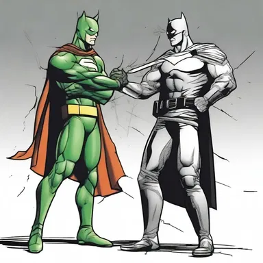 The superhero used his trusty awl to puncture a hole in the antagonist's armor.