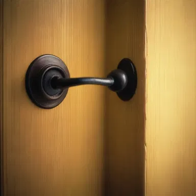 In the movie, the protagonist cleverly used an awl to escape from the locked room by creating a small hole in the door.