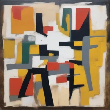 The abstract painting was intended to convey a message about society, but most people with a tin ear for art failed to grasp its meaning.
