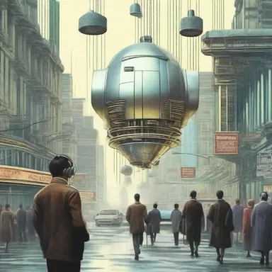 In the futuristic dystopian world of the novel, citizens developed a technology that resulted in a tin ear, making them unable to appreciate the beauty of natural sounds.