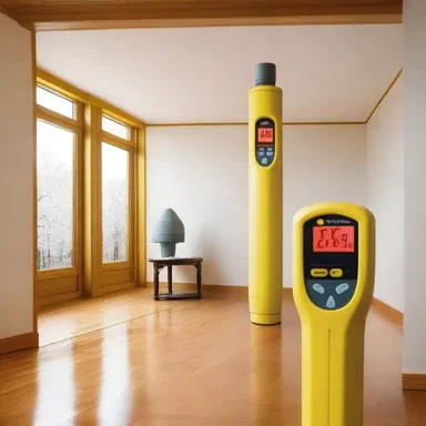 The radiation pyrometer is commonly used in architecture and interior design to measure the temperature of distant heat sources such as fireplaces or radiant heating systems.