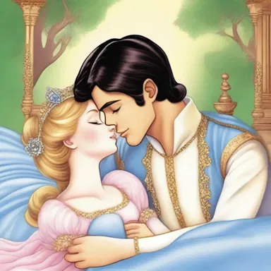In the fairytale, the prince's kiss was able to unspell the sleeping princess.